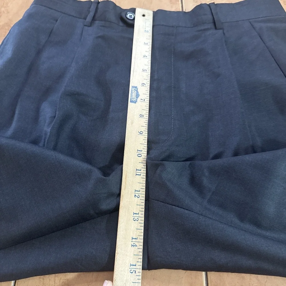 Jos A Bank Signature Gold 2 Piece Dark Gray 100% Wool Suit 40L Pants 34 x 31